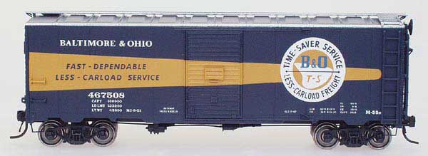 Nixon Enterprises Baltimore & Ohio 1937 AAR 40 Foot Boxcar