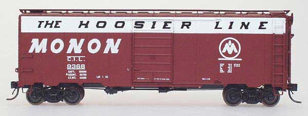 YesterYear Models Monon - The Hoosier Line 1937 AAR 40 Foot Boxcar