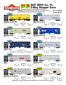 Chessie System Georgia Kaolin Golden West FMC Minerals & Chemicals New York Central Montana Rail Link Great Northern Lincoln Grain Penn Central