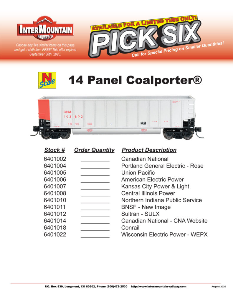 N Scale 14 Panel Coalporter®