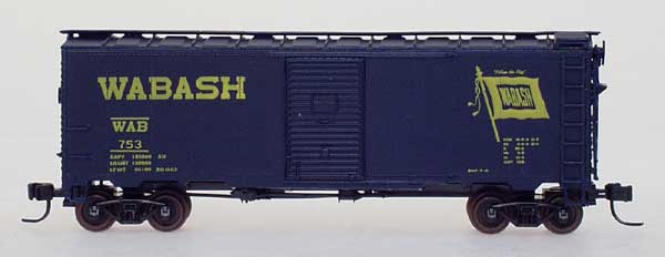IPIC Model Trains Wabash 1937 AAR 40' Boxcar N