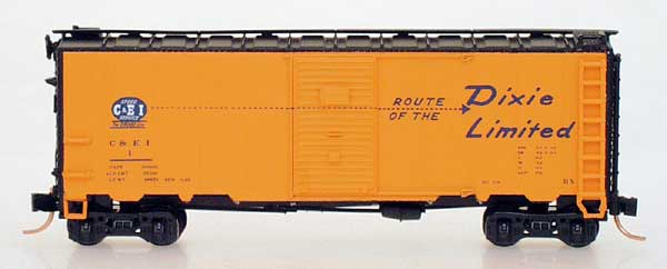 YesterYear C&EI 1, Route of the Dixie Limited